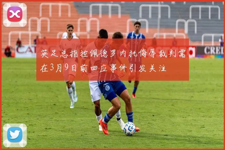 英足总指控佩德罗内托侮辱裁判需在3月9日前回应事件引发关注
